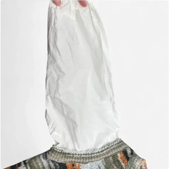 OneWorld Women's Knit Sweater with Contrast Cotton Sleeves - Picture 4 of 6